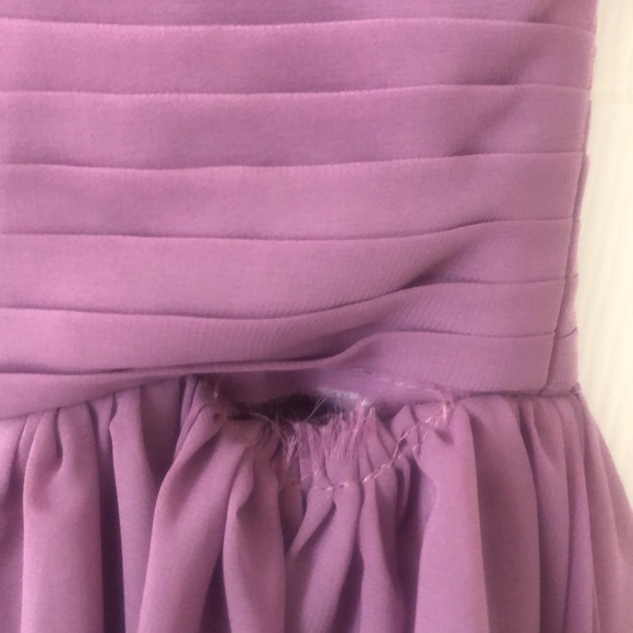 Mauve size 0 full length dress - Picture 5 of 5